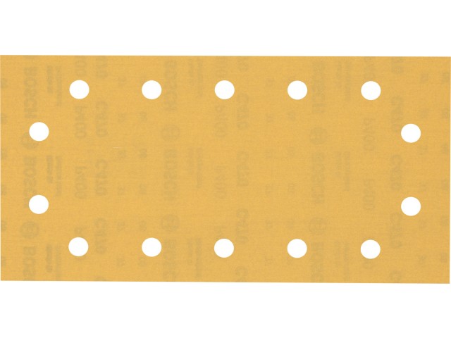 EXPERT C470 brusni papir s 14 luknjami za ekscentrične brusilnike, Dimenzije: 115x280mm, Zrnatost: 400, 2608900950